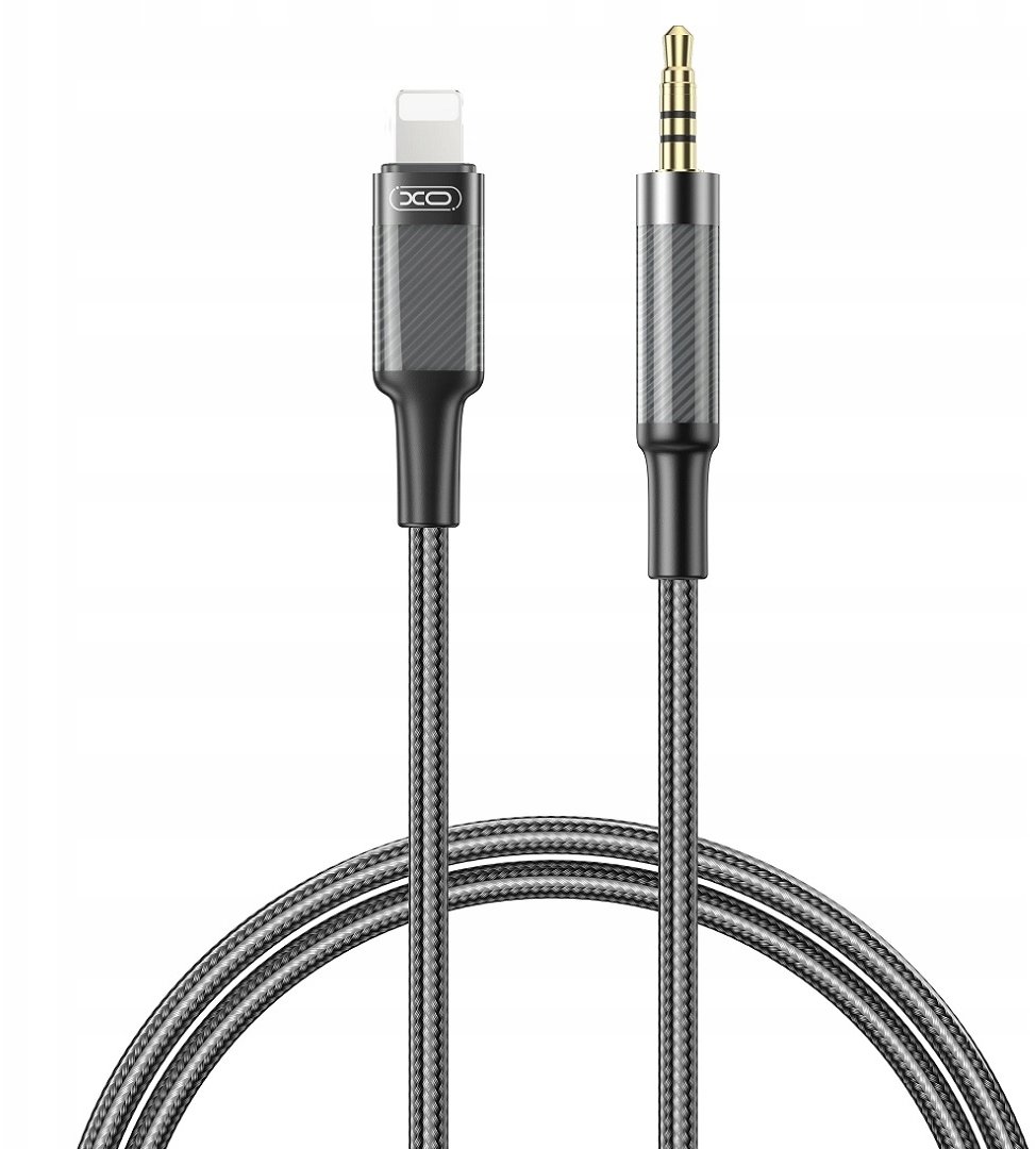 XO kabel audio NB-R279A Lightning - jack 3,5mm 1,0m czarny