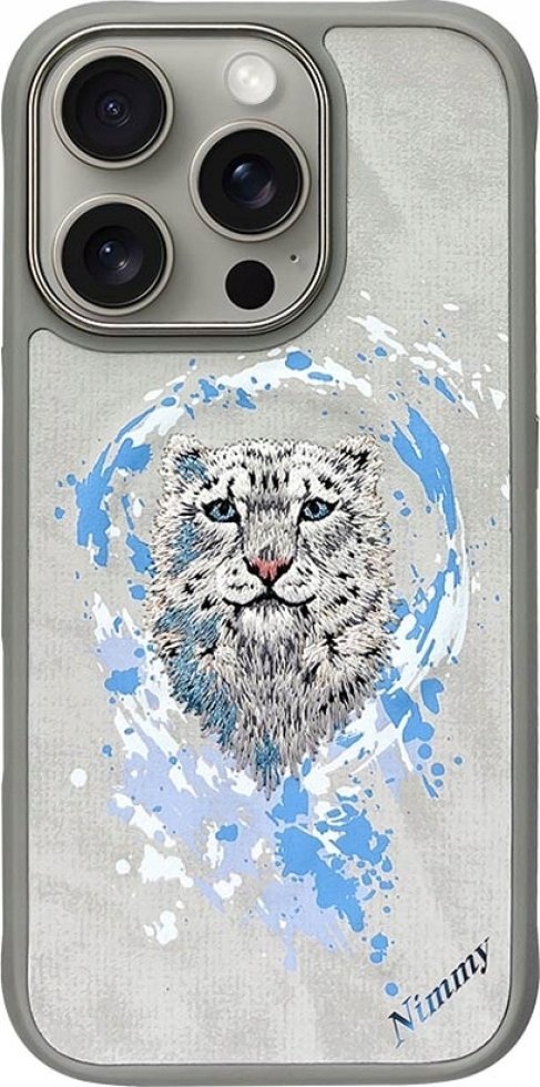 Etui Nimmy Wilk do iPhone 16 Pro Max jasnoszary