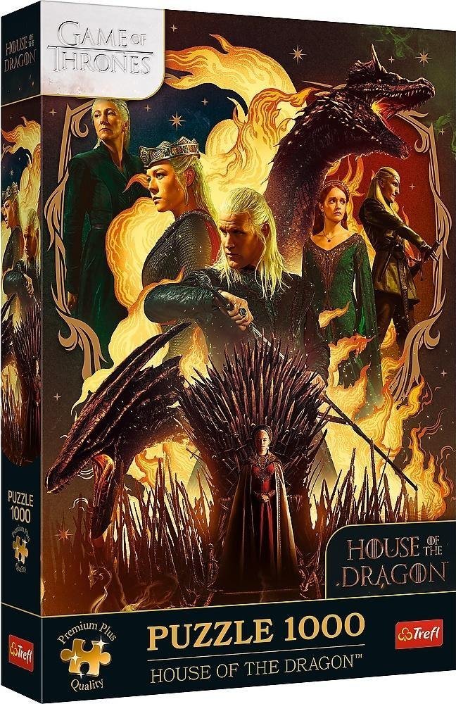 Trefl Puzzle Premium Plus Quality Gra o tron - Ród Smoka 1000 elementów (12068)