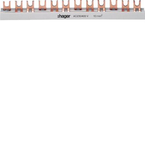 Hager Szyna łączeniowa 3-fazowa KD3/10mm2 57 modułów - KDN363B
