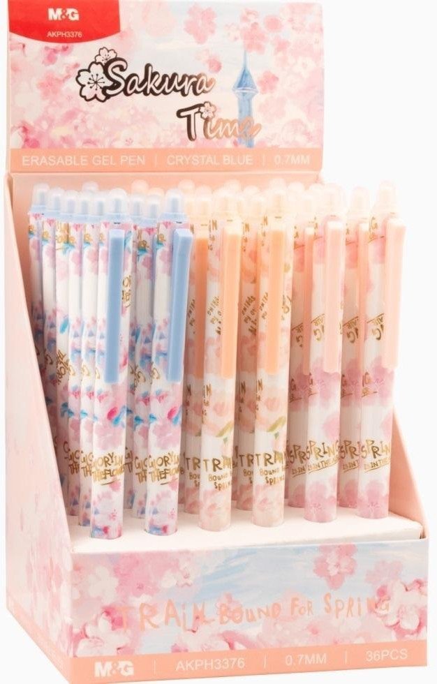 Długopis wymazywalny Sakura Time nieb (36szt) M&G