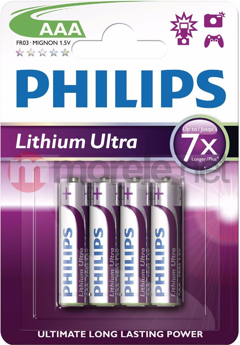 Philips Bateria Ultra AAA / R03 4 szt.