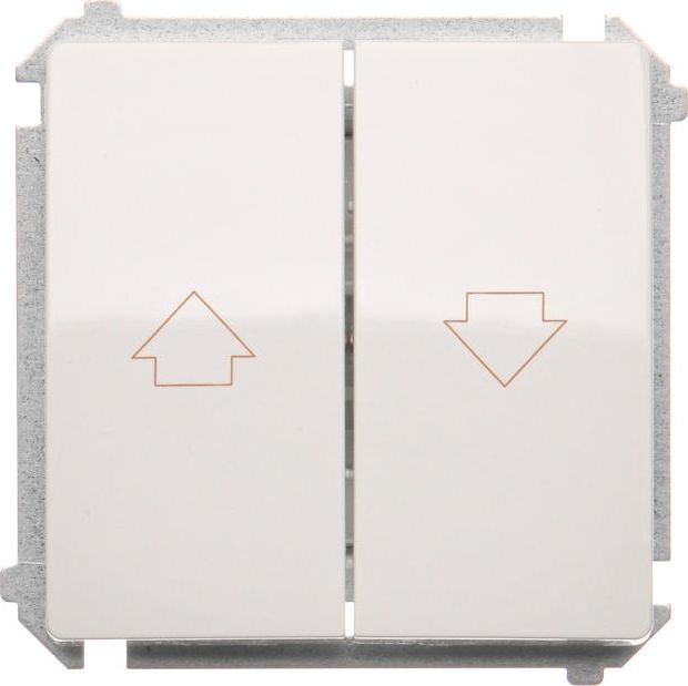 Kontakt-Simon Przycisk żaluzjowy biały - BMZ1.01/11