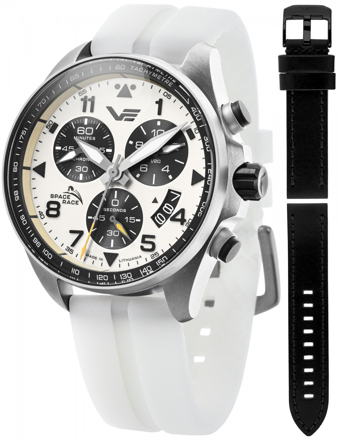 Zegarek męski Vostok Europe 6S30-325A743SW biały