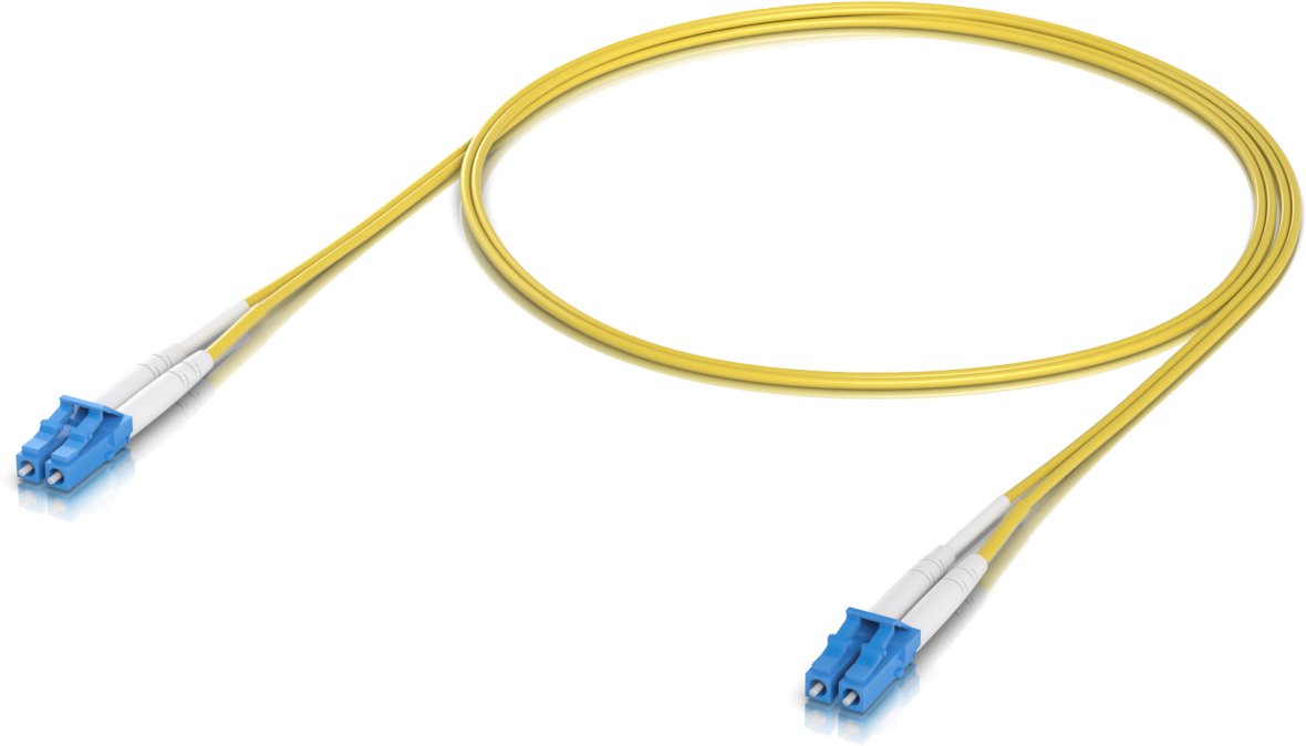 Ubiquiti UACC-OFC-S2-LULU-1M-50 kabel InfiniBand / światłowodowy LC LC/LC Żółty