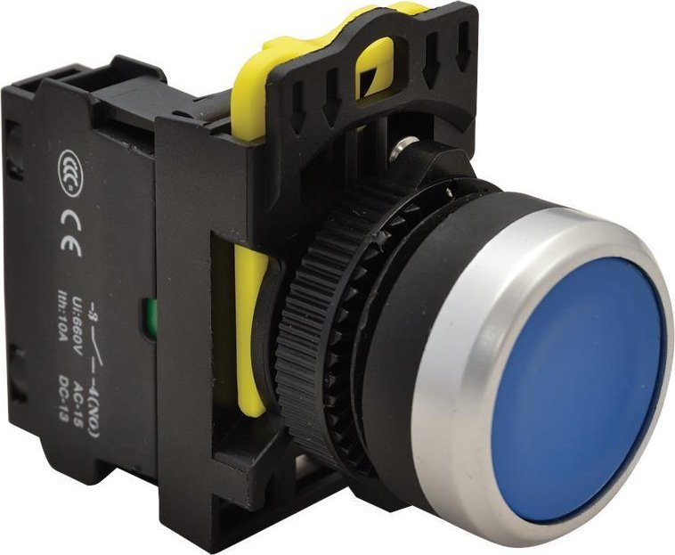 Tracon Electric Przycisk kryty standardowy NYG3-B niebieski