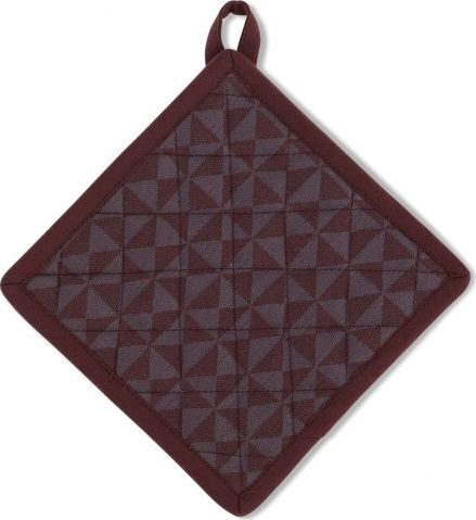 Kela Bawełniany Kela Henrik uchwyt do gorących naczyń z kieszonką, 20x20 cm, brązowy