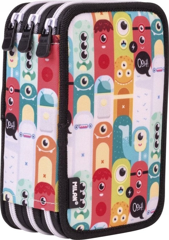 Piórnik 3 poz. z wyposażeniem Aliens wielokolorowy