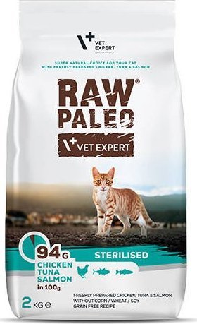Raw Paleo Vetexpert RAW PALEO STERILISED CAT 2kg