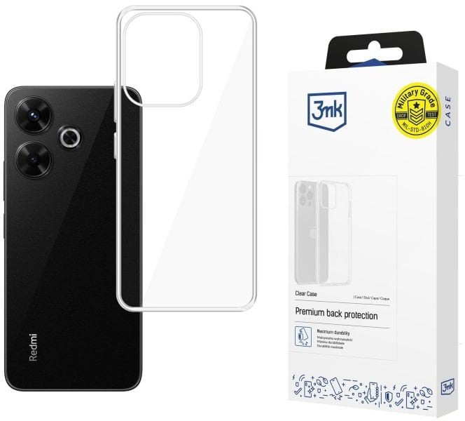 3MK Clear Case pokrowiec na telefon komórkowy 16,9 cm (6.67") Przezroczysty