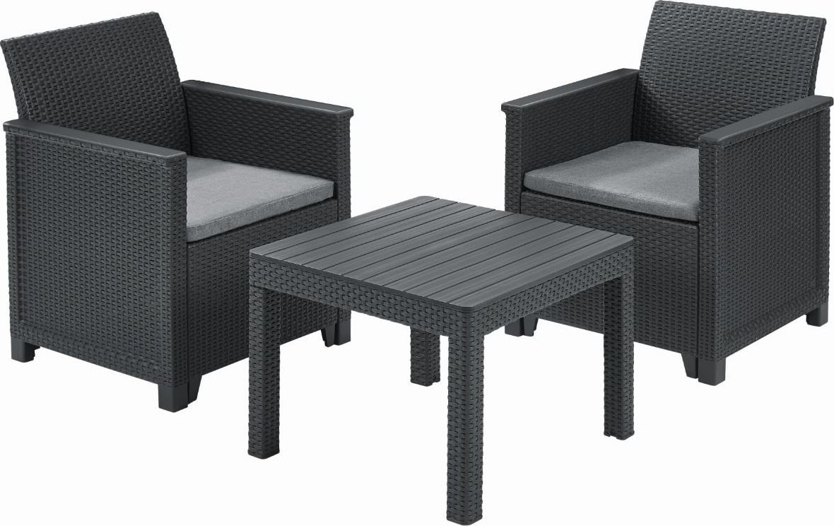 Keter Zestaw balkonowy EMMA BALCONY SET - grafitowy