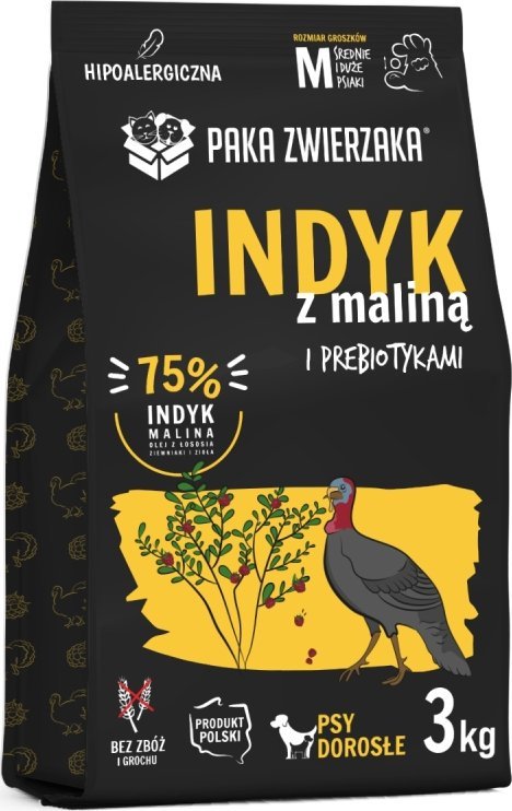 Paka Zwierzaka Paka Zwierzaka Seventh Heaven Indyk z maliną 3kg