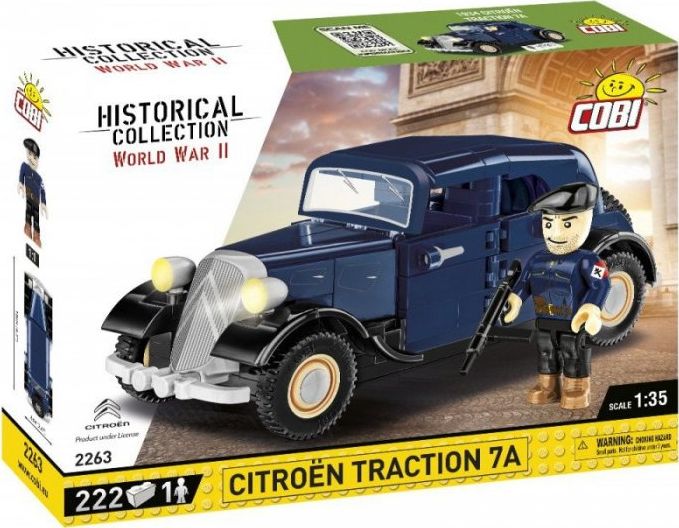 Cobi Historical Collection 1934 Citroen Traction 7A (2263)