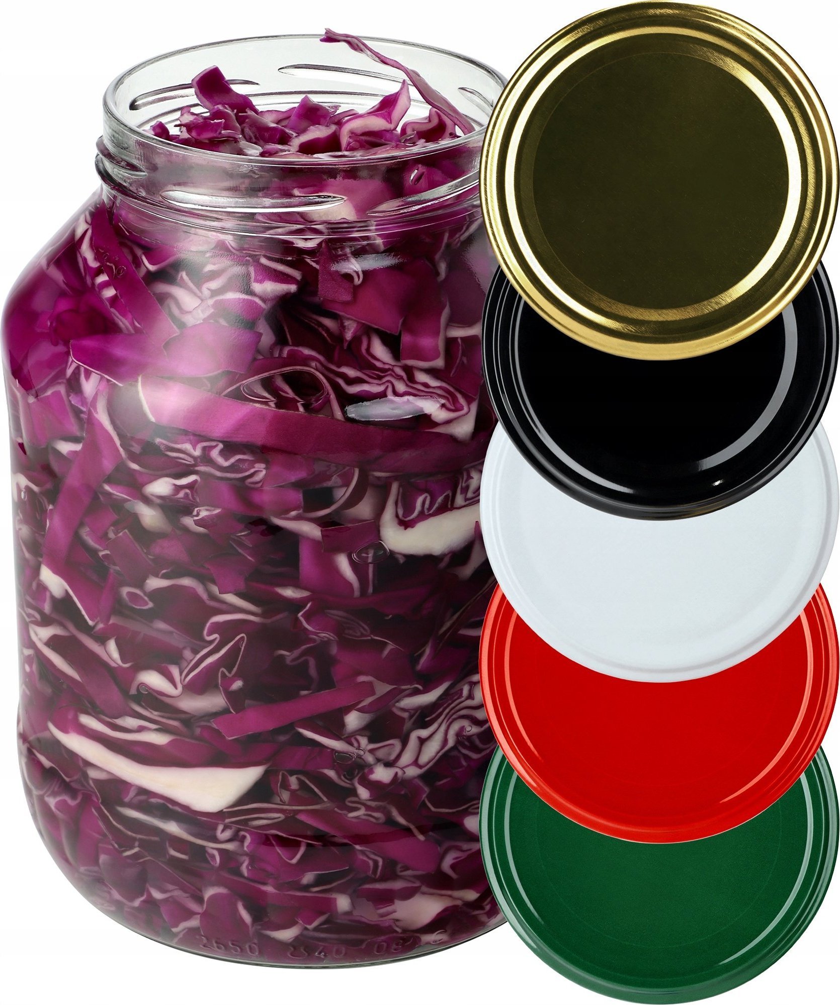 Kadax Słoik Słój 2,5L + Zakrętka fi100 Na Ogórki Nalewki