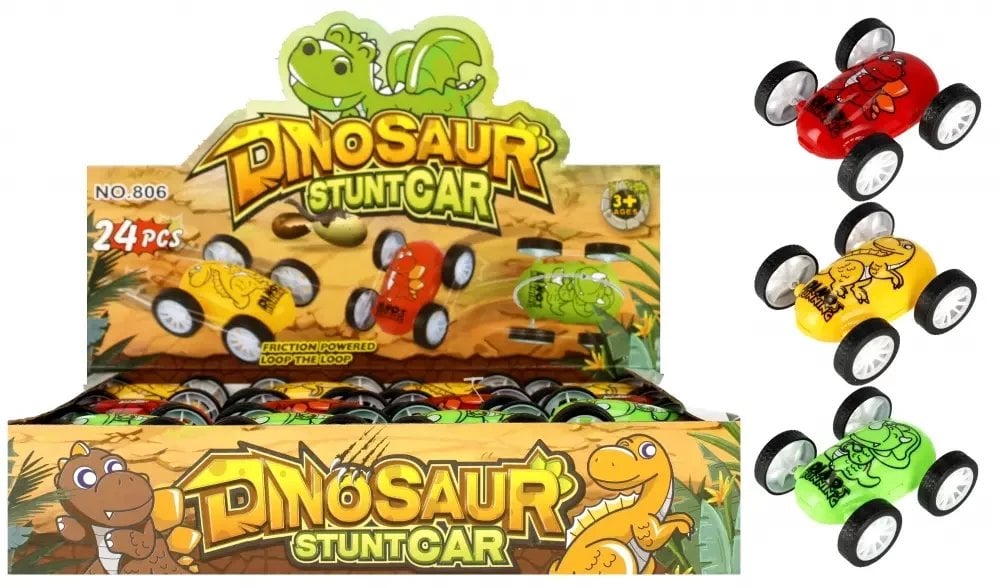 AUTO 2STR DINO P/B 7CM MIX3 MC DISP 24/432/864