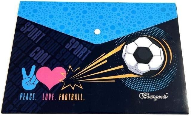 Teczka A4+ plastikowa z klipsem Piłka nożna