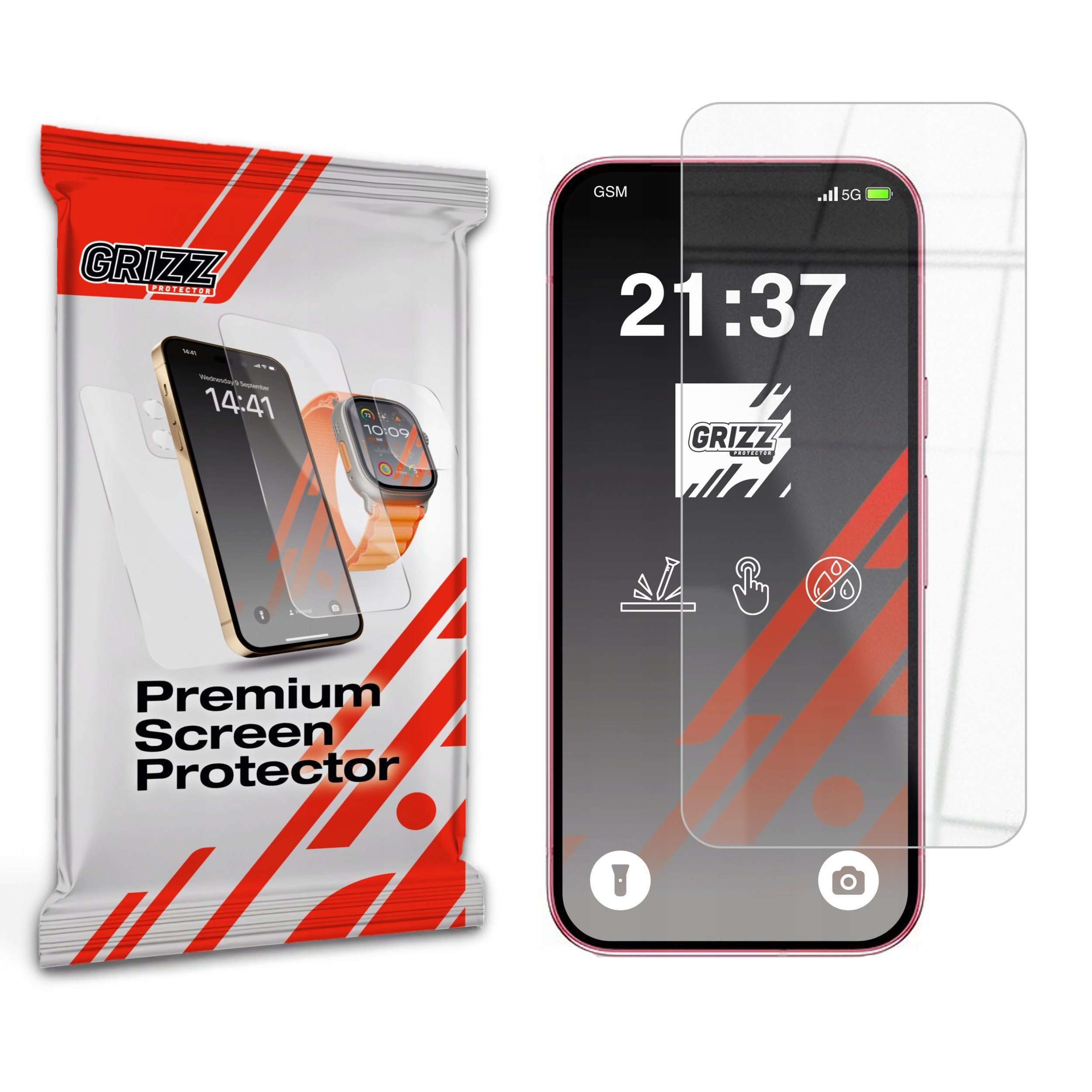 Szkło hybrydowe GrizzGlass HybridGlass do Google Pixel 9a