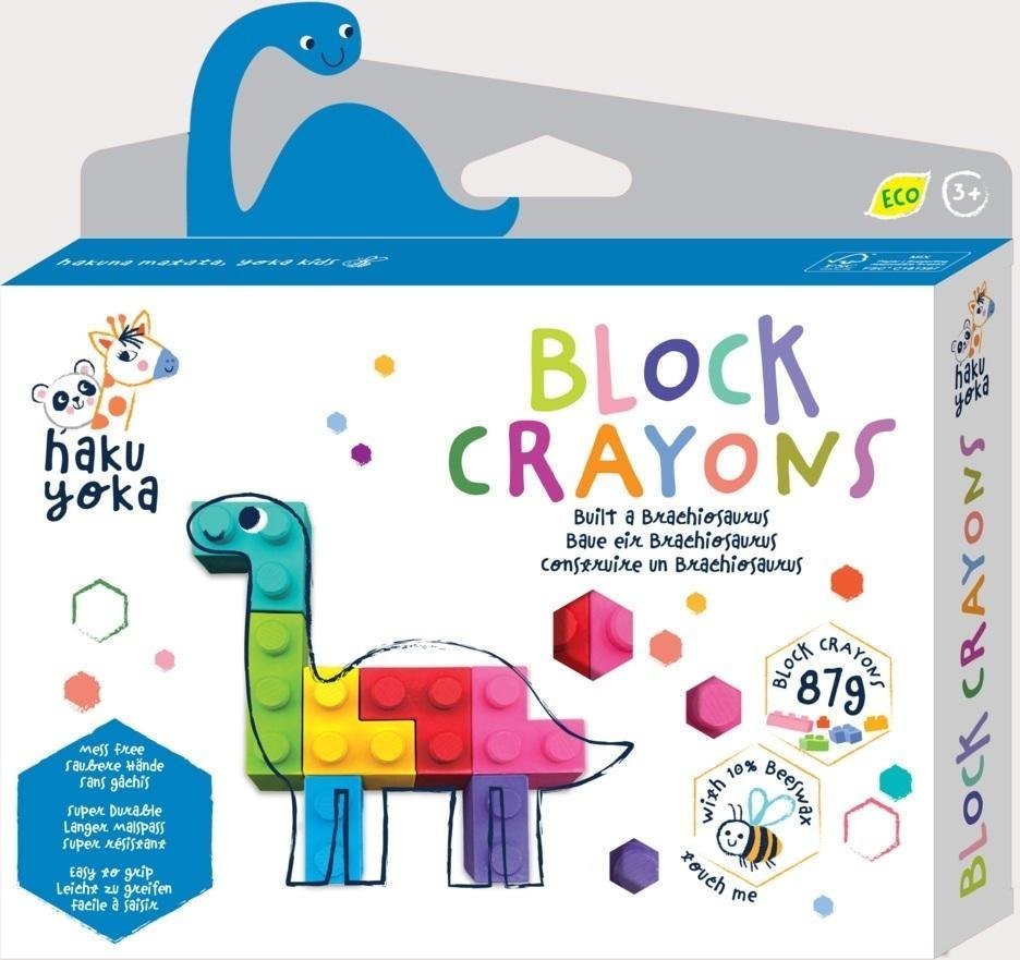Kredki klocki - Brachiozaur