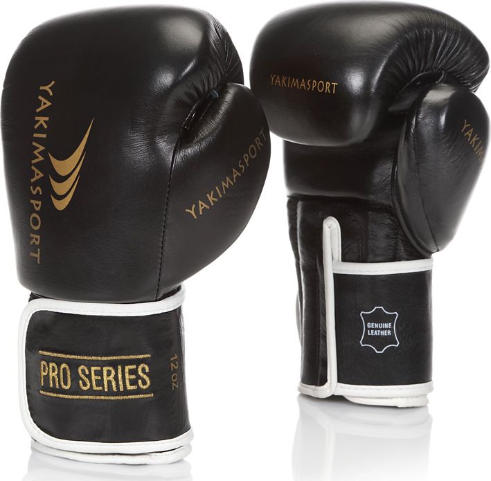 YakimaSport RĘKAWICE BOKSERSKIE TIGER BLACK/GOLD V