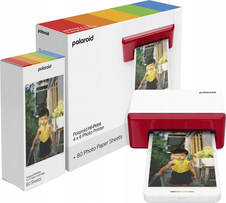 Drukarka fotograficzna Polaroid Polaroid photo printer Hi-Print 4x6 E-box, white