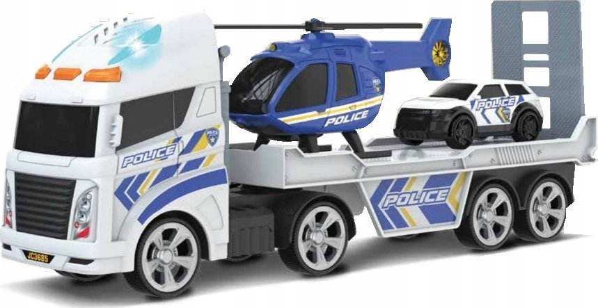 Teamsterz TEAMSTERZ playset Police heli transporter with light & sound, medium