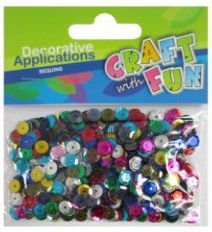 Craft with Fun Cekiny metaliczne kółka 6,5mm (215427)