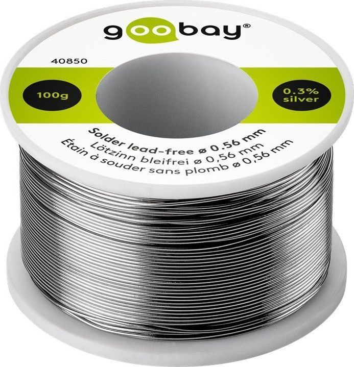 Goobay cyna lutownicza bezołowiowa 0,56mm 100g (40850)
