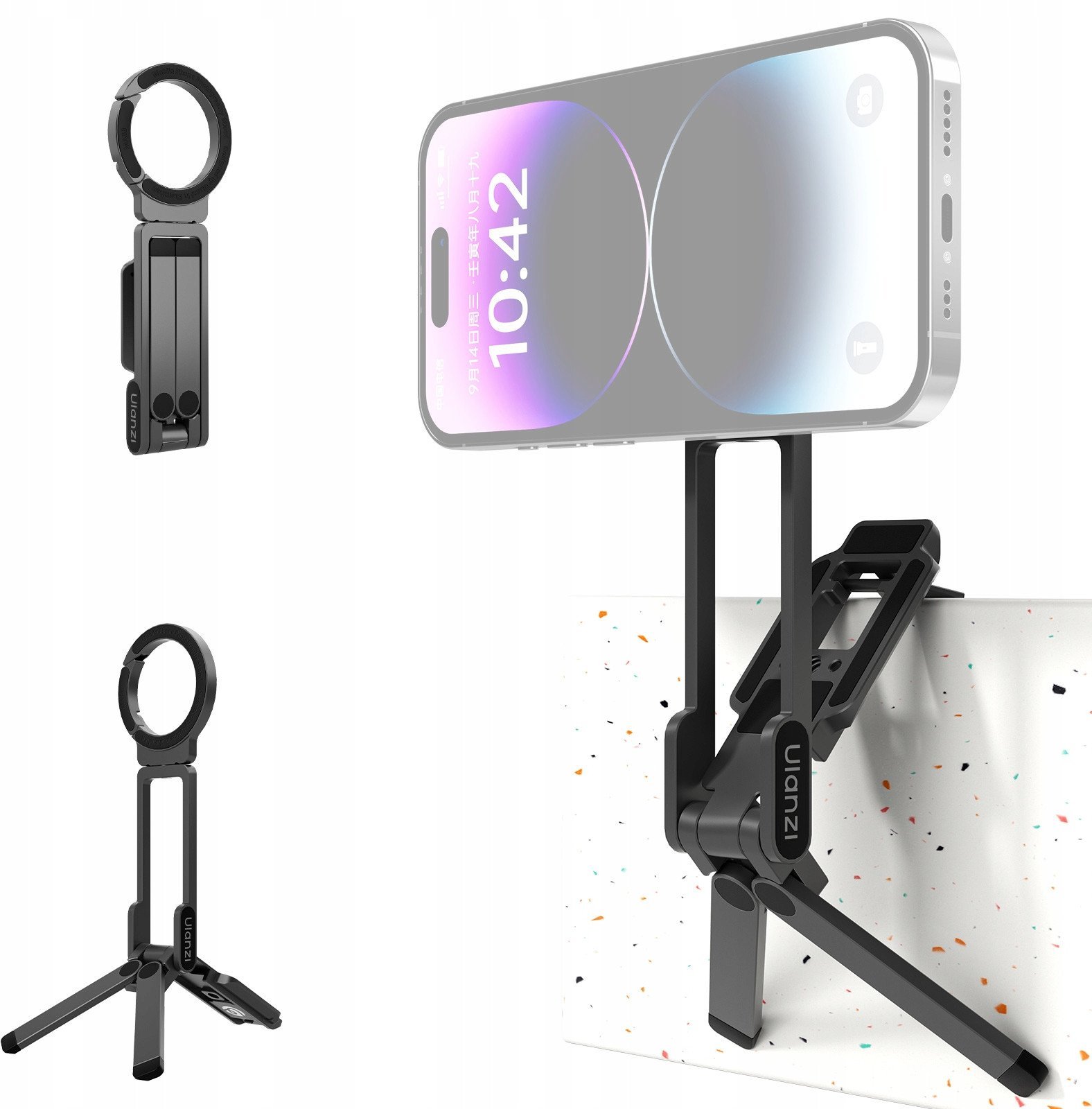 Statyw Grip Stojak Metal Uchwyt Telefon Iphone Magnes Magsafe / Ulanzi / Ma38