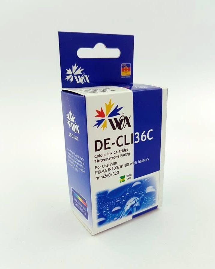 Tusz THI Zgodny Tusz Trójkolorowy iP100 Mini260 Mini320 do Canon / CLI 36C 1511B001 / Tricolor / 15 ml / zamiennik z chipem uniwersalny