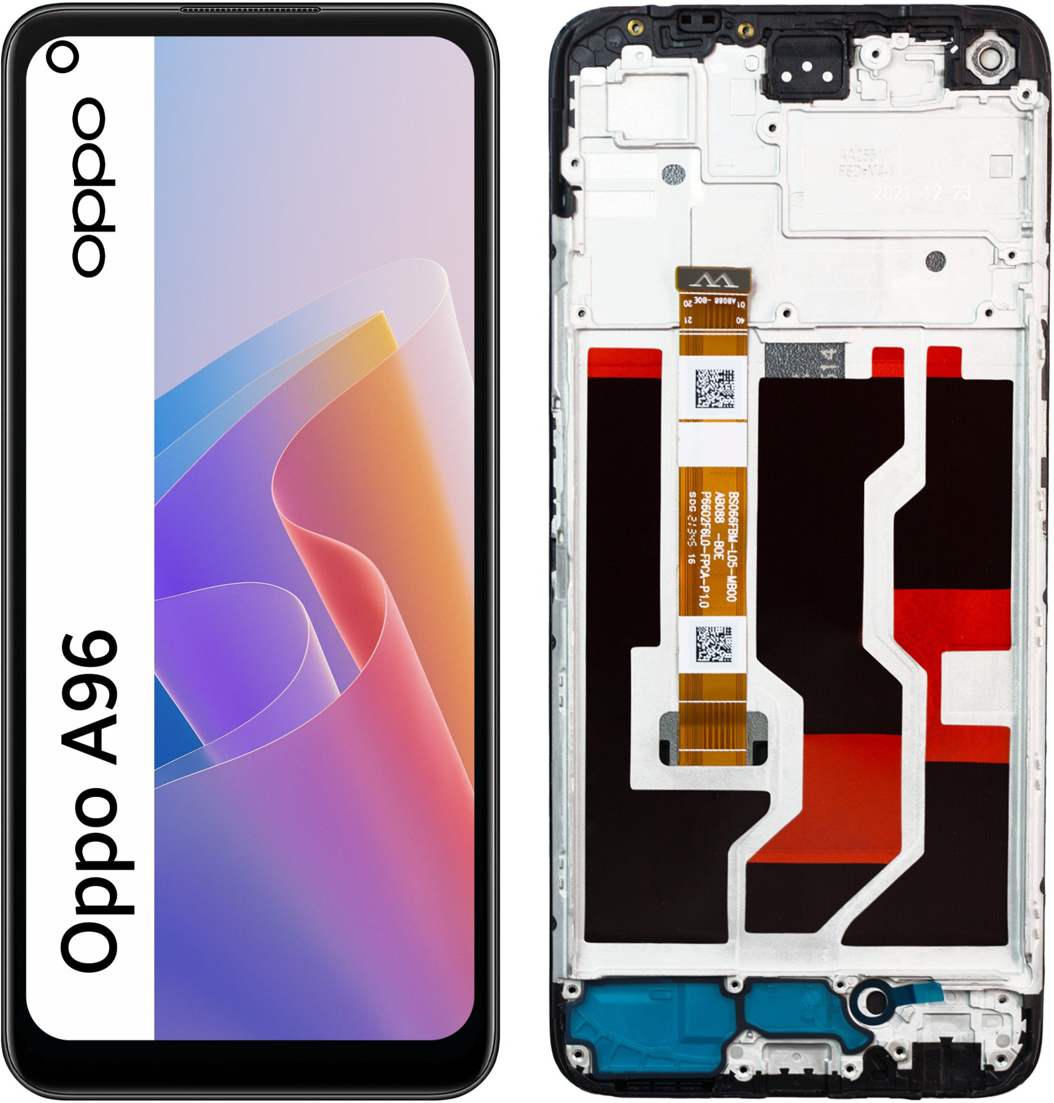 Wyświetlacz do Oppo A96 Ekran LCD Ramka (5904858353781)