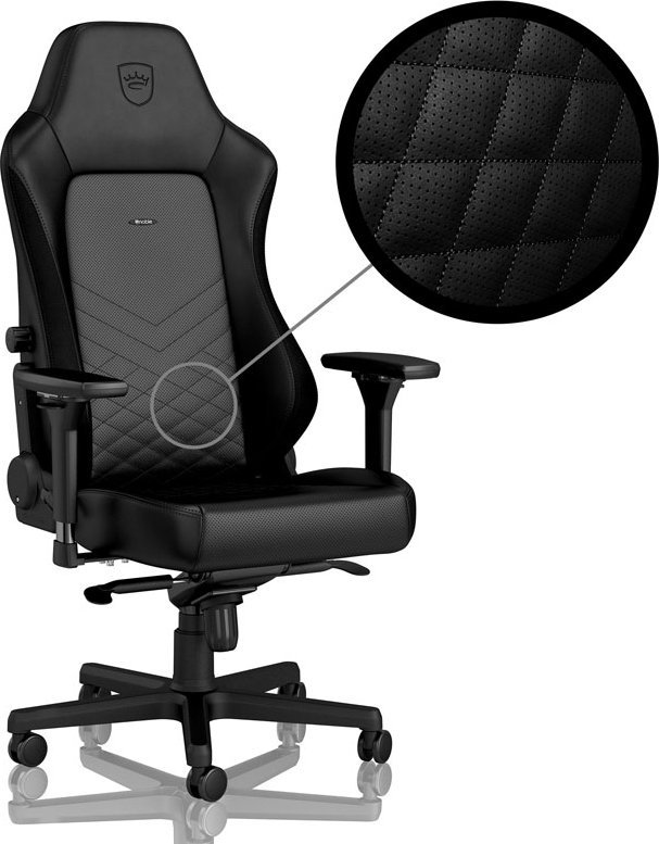 Fotel Noblechairs HERO - czarny/czarny (GAGC-113)