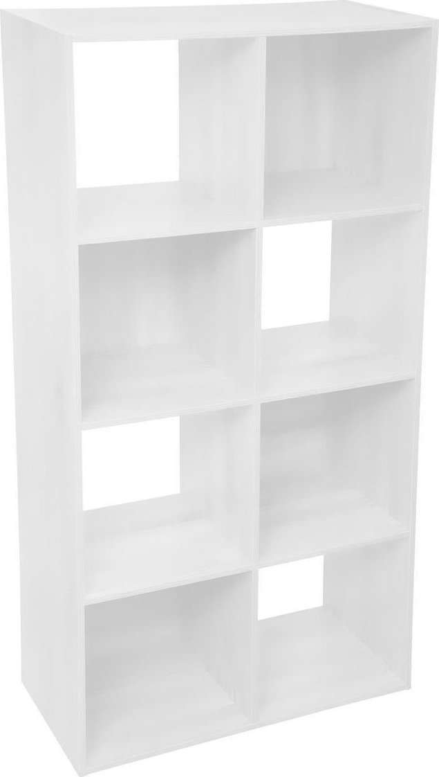 5five Regał z 8 półkami Kali biały