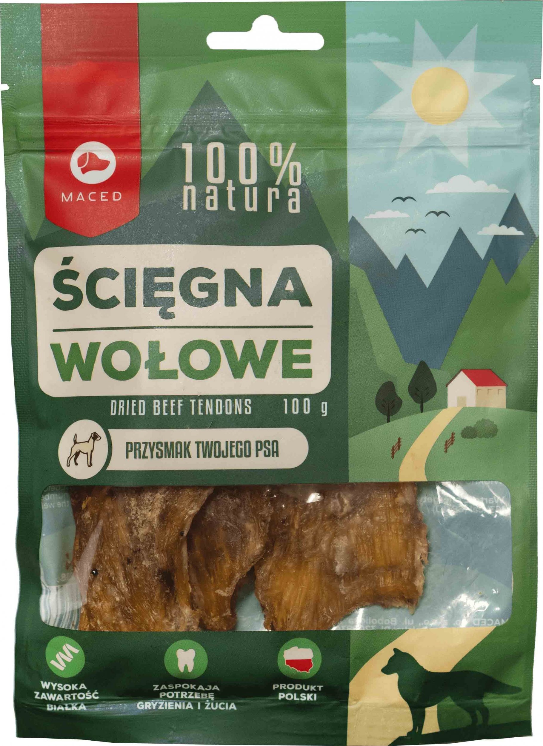 Maced Przysmak dla psa - ścięgna wołowe 100g