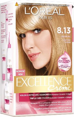 L’Oreal Paris Excellence Creme Krem koloryzujący 8.13 perłowy beż