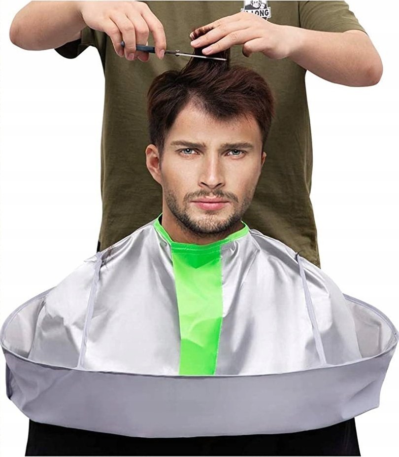 Korbi KOŁNIERZ OCHRONNY FRYZJERSKI PELERYNA DO STRZYŻENIA WŁOSÓW BARBER FARTUCH 1