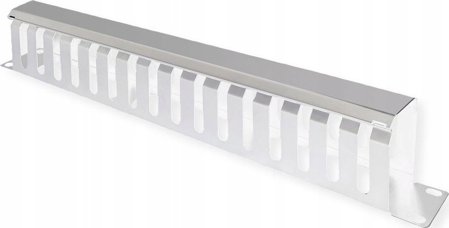 Triton VALUE 19 Płyta przednia 1 U z kanałem manewrowym 40 x 80 mm, szara