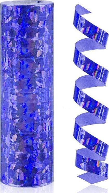 Serpentyna holograficzna granatowa 4m