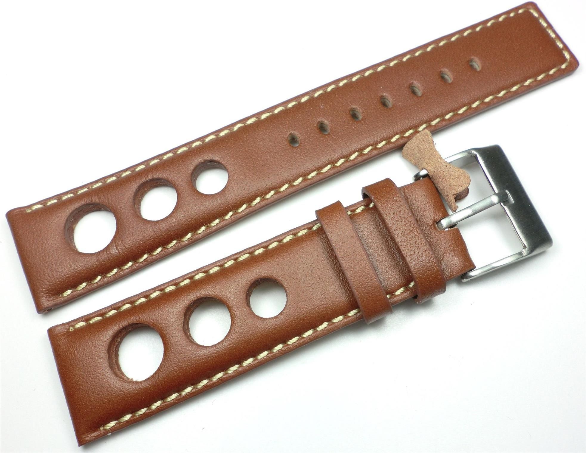 Diloy Skórzany pasek do zegarka 22 mm Diloy P355.22.3