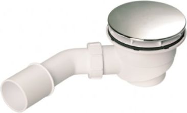 Syfon McAlpine Syfon brodzikowy z pokrywą 90mm chrom (HC27-CPN-PB)