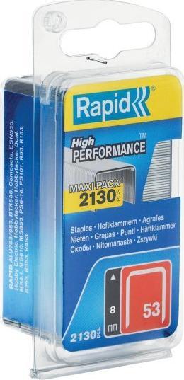 Rapid Zszywki Rapid z drutu cienkiego nr 53 (8 mm) - opakowanie 2000 szt.