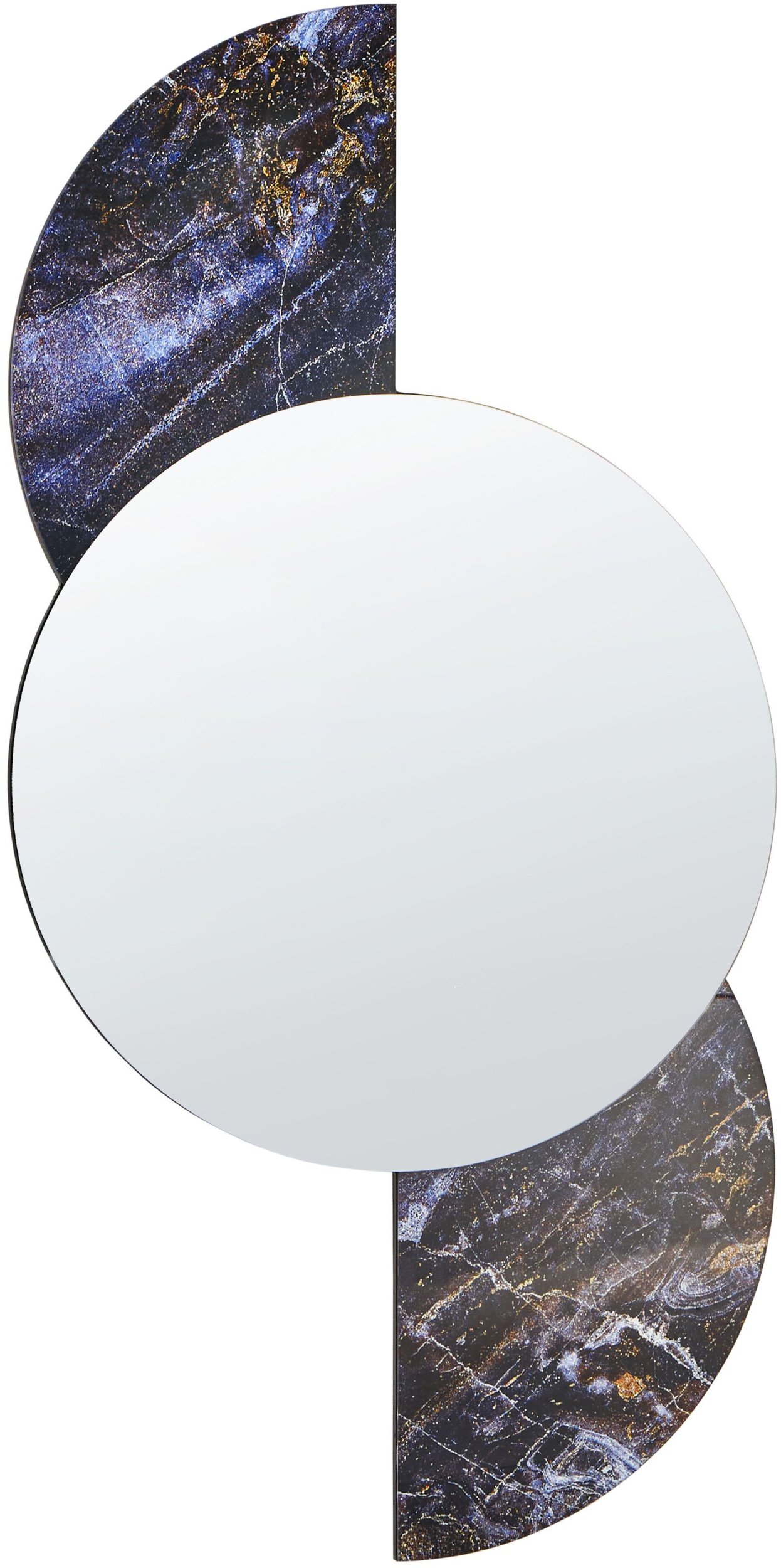 Lustro ścienne SEUZEY 50 cm 100 cm Fioletowy