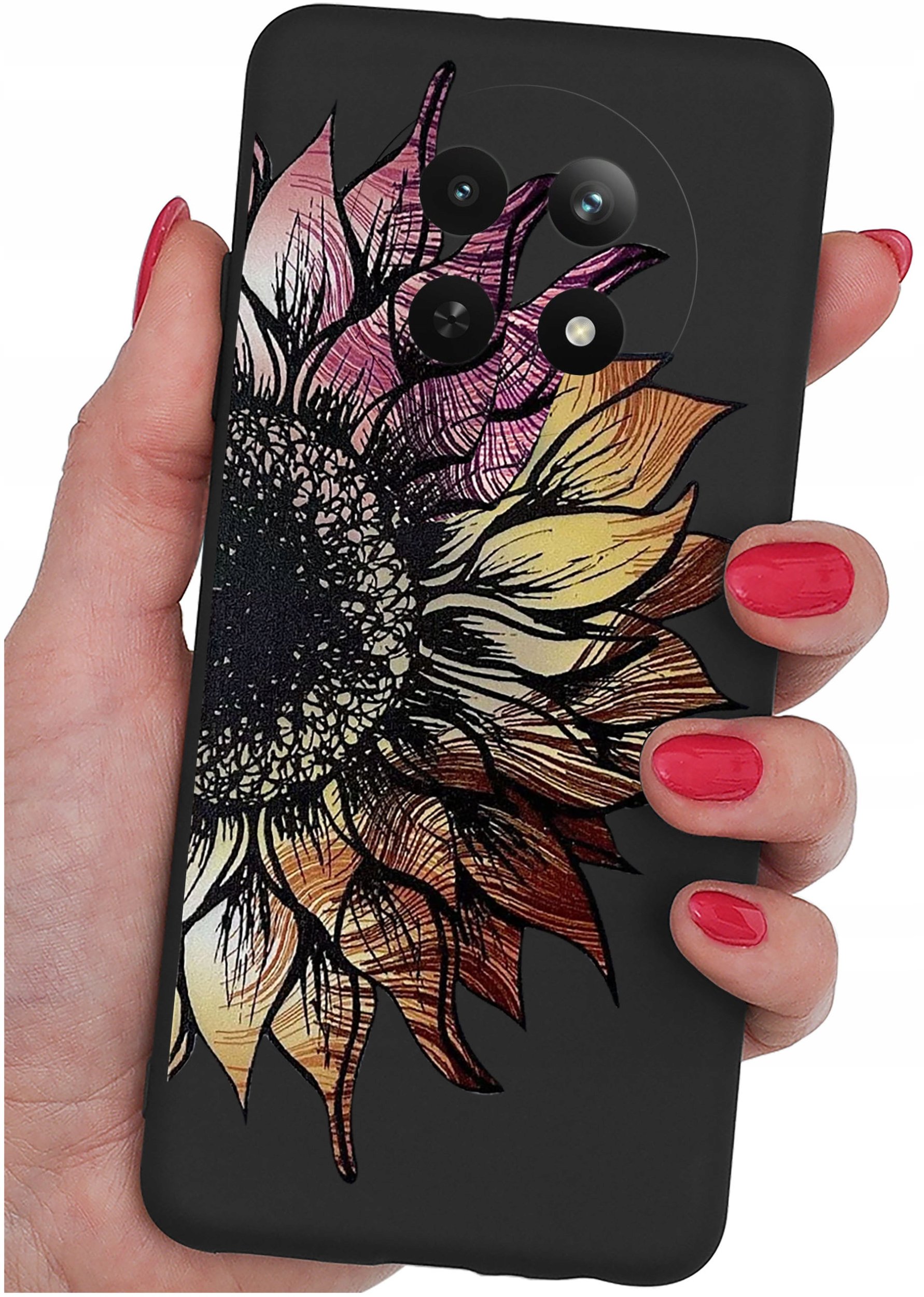 Etui do Realme 12 5G | 12x 5G WZORY |SILIKONOWE MATT CASE + SZKŁO 9H