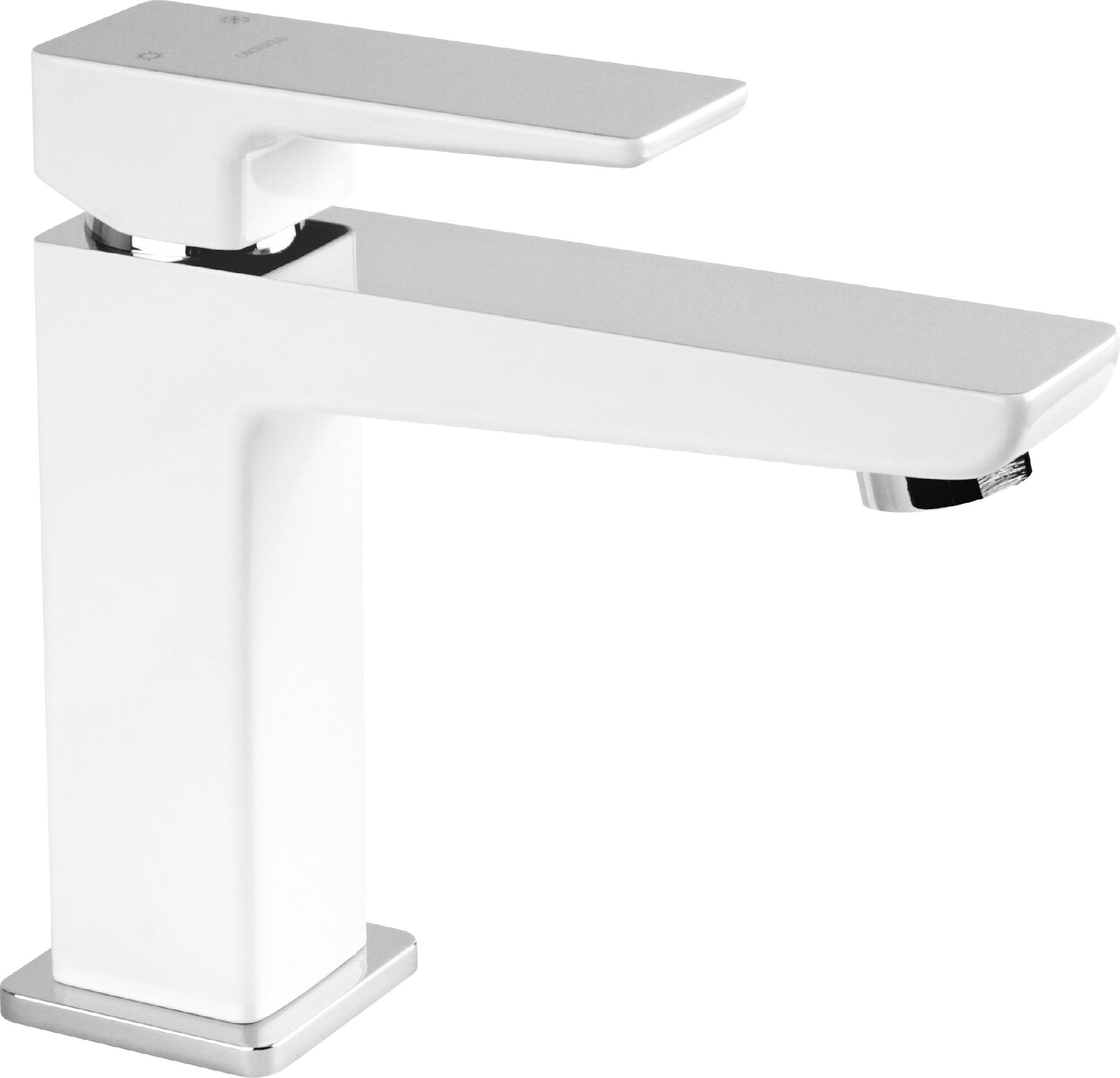 Bateria umywalkowa Omnires Parma stojąca biały (PM7410)