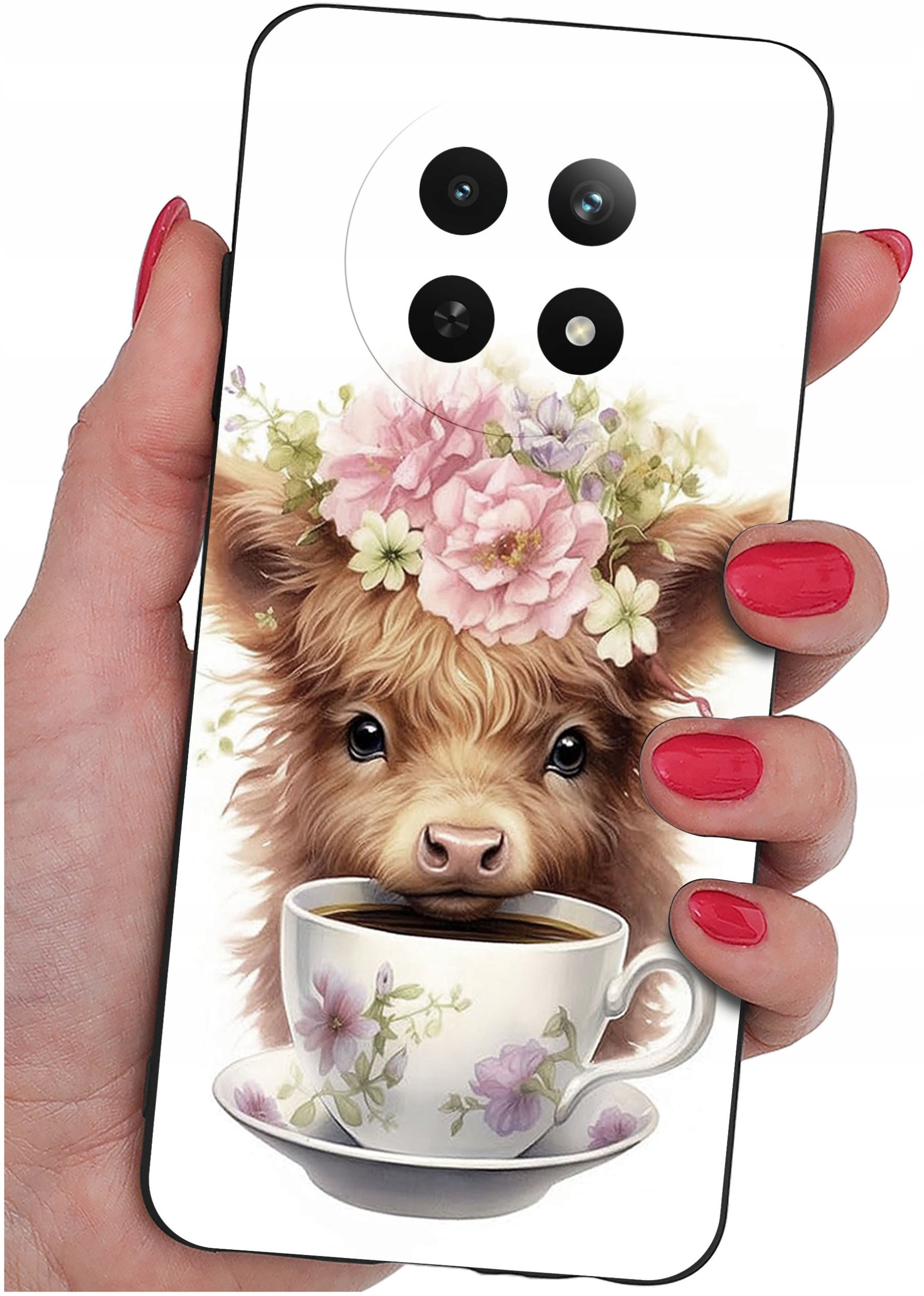 Etui do Realme 12 5G | 12x 5G WZORY |SILIKONOWE MATT CASE + SZKŁO 9H