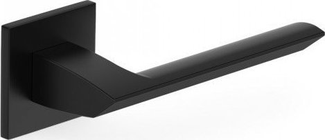 UN KLAMKA QUANTA KWADRATOWY SZYLD K, SZYLF FIT 6MM CZARNY (1 KPL)