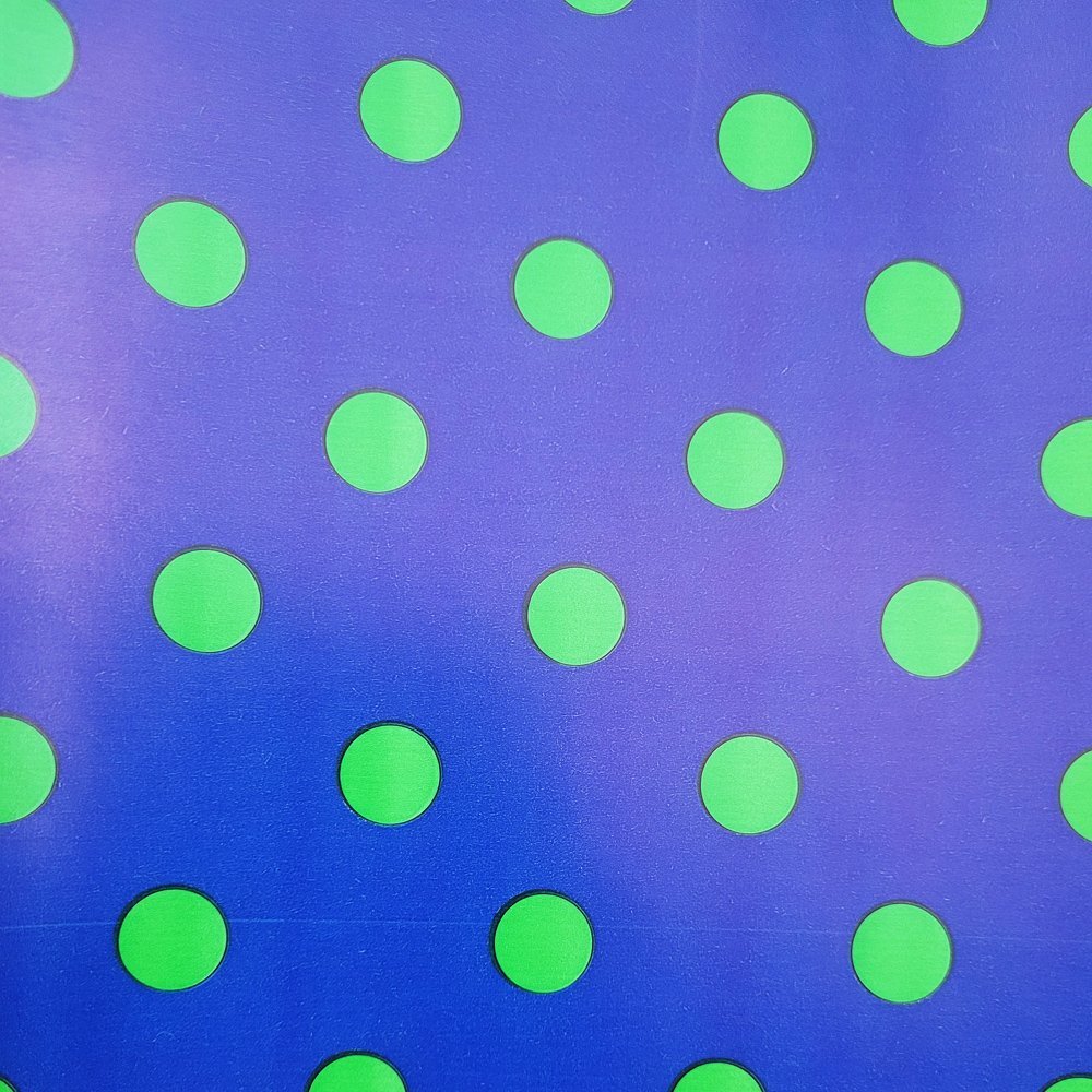 Fastima Papier kropki zielone do prezentów 57cmx25m 25m40