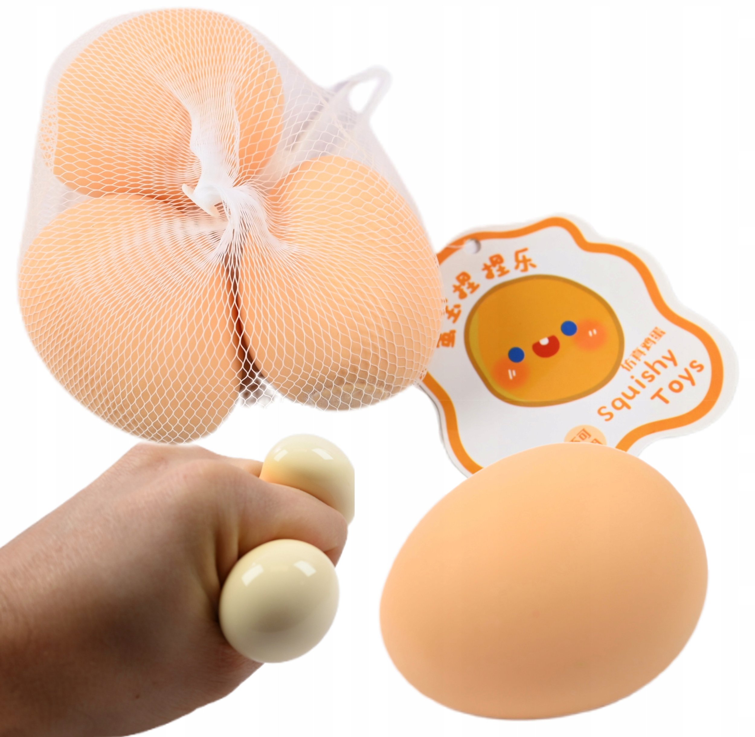 Gniotek jajka 3szt/siatka D45086 74286