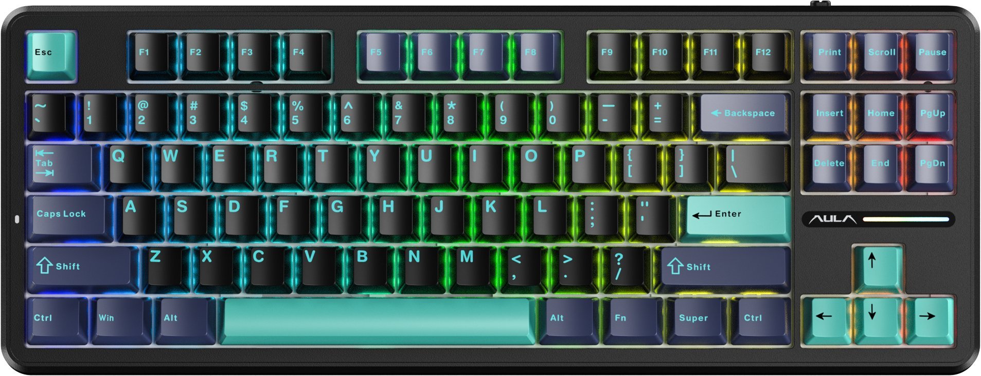 Klawiatura Aula F87 Pro GrayWood V4 (AUF87P-DBC-GW4)