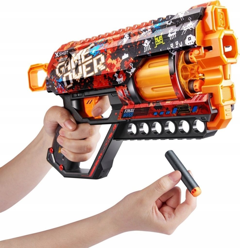 Zuru ZURU X-SHOT SkinsGriefer wyrzutnia12s 36561D 45027