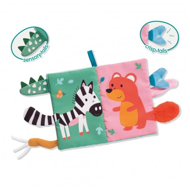 ses creative SES Książ.sensoryczna ogonki zwierząt 13112 31128